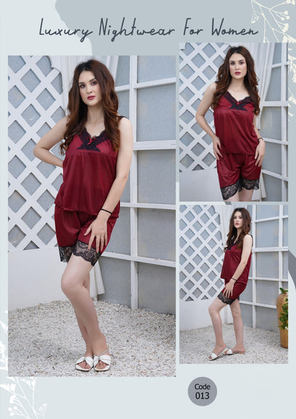 2 pcs Nighty Top & Short (Code 13)