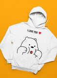 PANDA LOVE KANGROO HOODIE