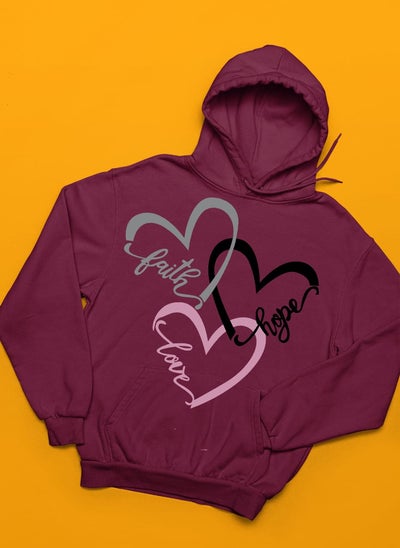 TRIO HEART KANGROO HOODIE