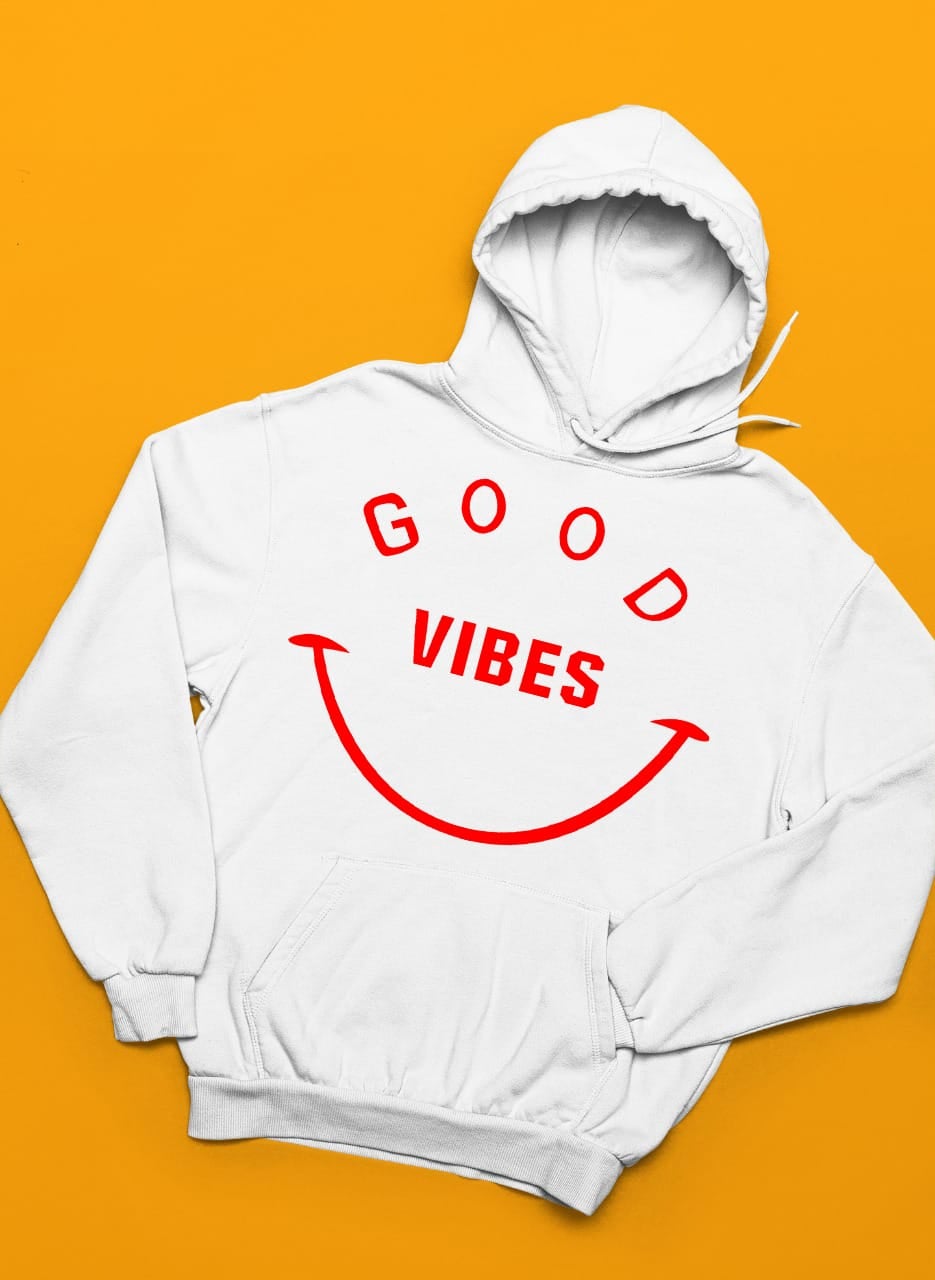 GOOD VIBES KANGROO HOODIE