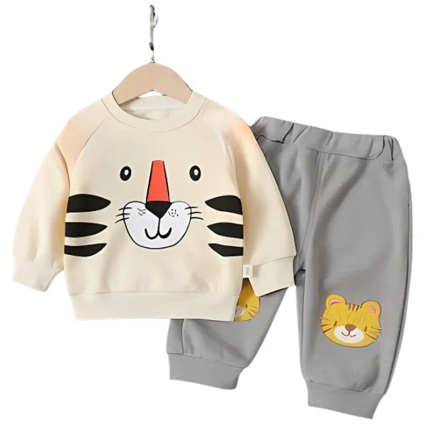 kids tracksuit in style printed t-shirt and short trouser for kids and boys